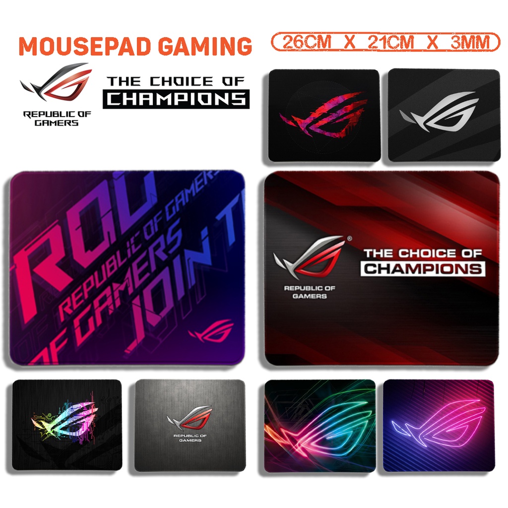 Mousepad Gaming Mousemat Murah READY STOCK 26cm x 21cm x 3mm