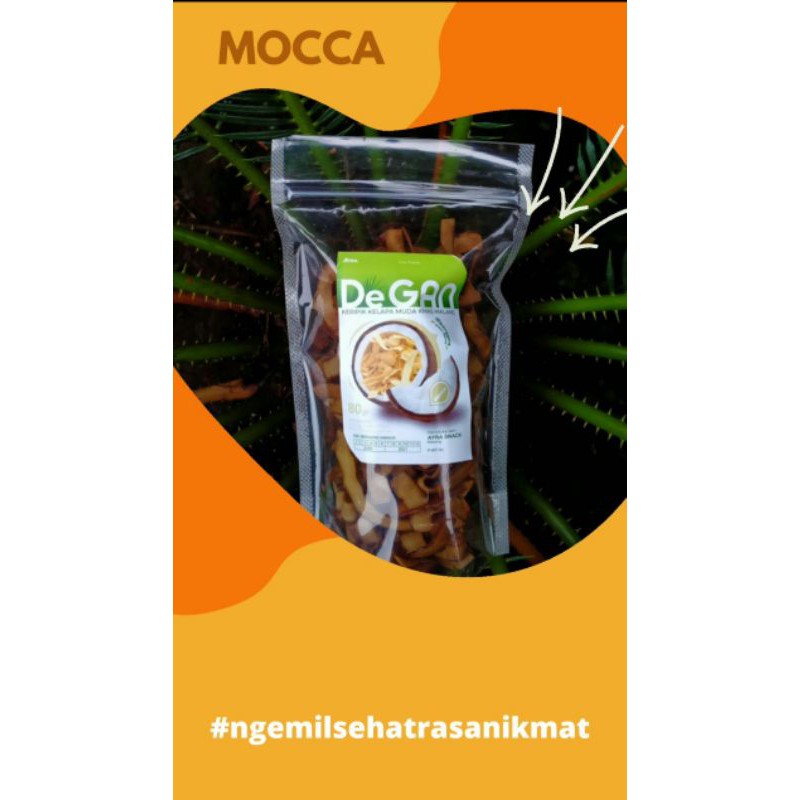 

Keripik Kelapa Muda (Coconut Chips) Mocca