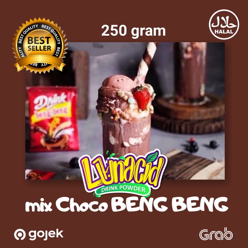 

serbuk minuman rasa choco beng beng/Powder choco beng beng / Bubuk Minuman rasa choco bengbeng 250 Gr