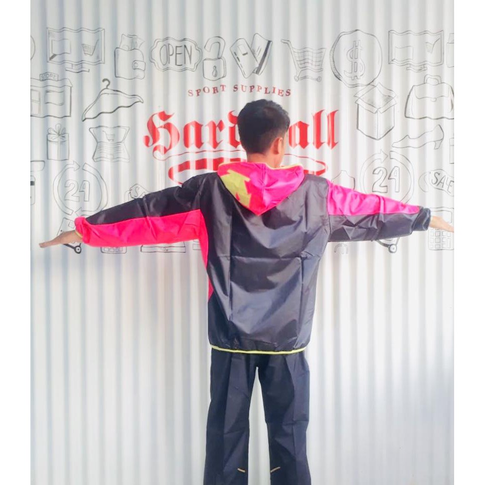 Jaket Wind Jack Descente long sleeve Hoodie DORA6679