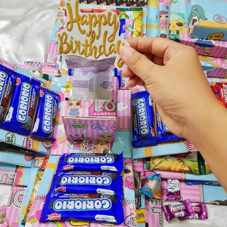 

Kualitas Terjamin Explosion box kado ulang tahun unik hadiah isi Snack