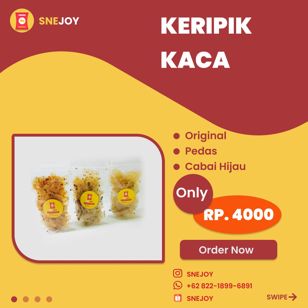 

Snejoy Keripik Kaca