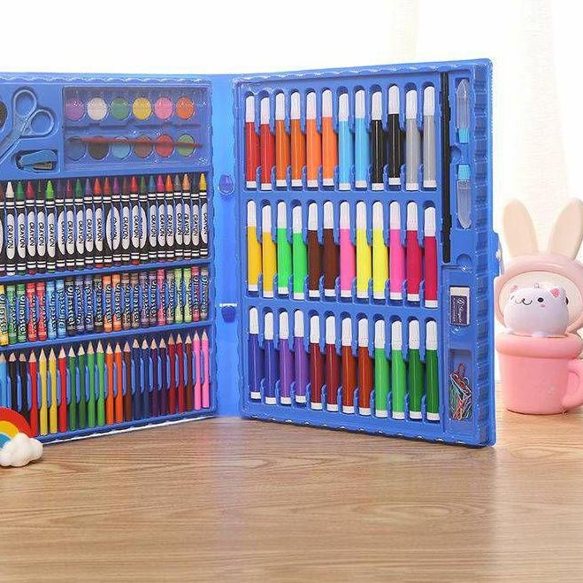 

DFYⓃ Smart Oil Pastel Crayon 150 Macam Warna Set Koper 150 in 1 Cocok Untuk - CP4 TOP PRODUK