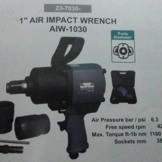 AIR IMPACT WRENCH 1" WIPRO