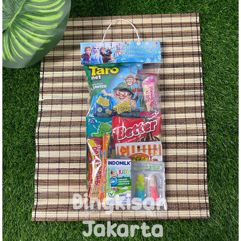 

Paket Snack Ulang Tahun Anak / Bingkisan / Goodie bag ( PAKET B)