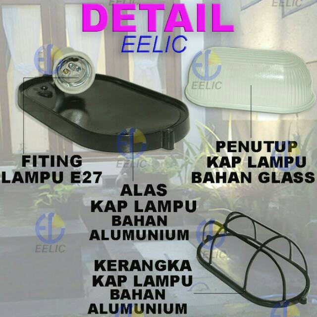 Lampu Dinding Aluminium Anti Karat