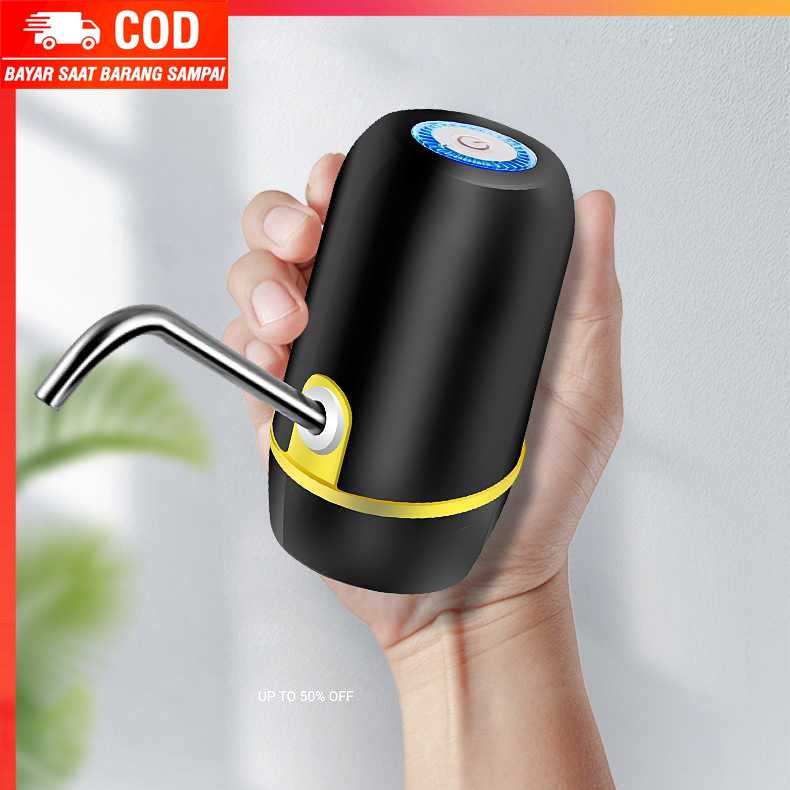 (100% BARANG ORI) One Two Cups Pompa Elektrik Air Minum Galon Rechargeable - K012