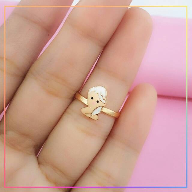 Cincin xuping cincin anak Frozen lapis emas gold F119 Full ring