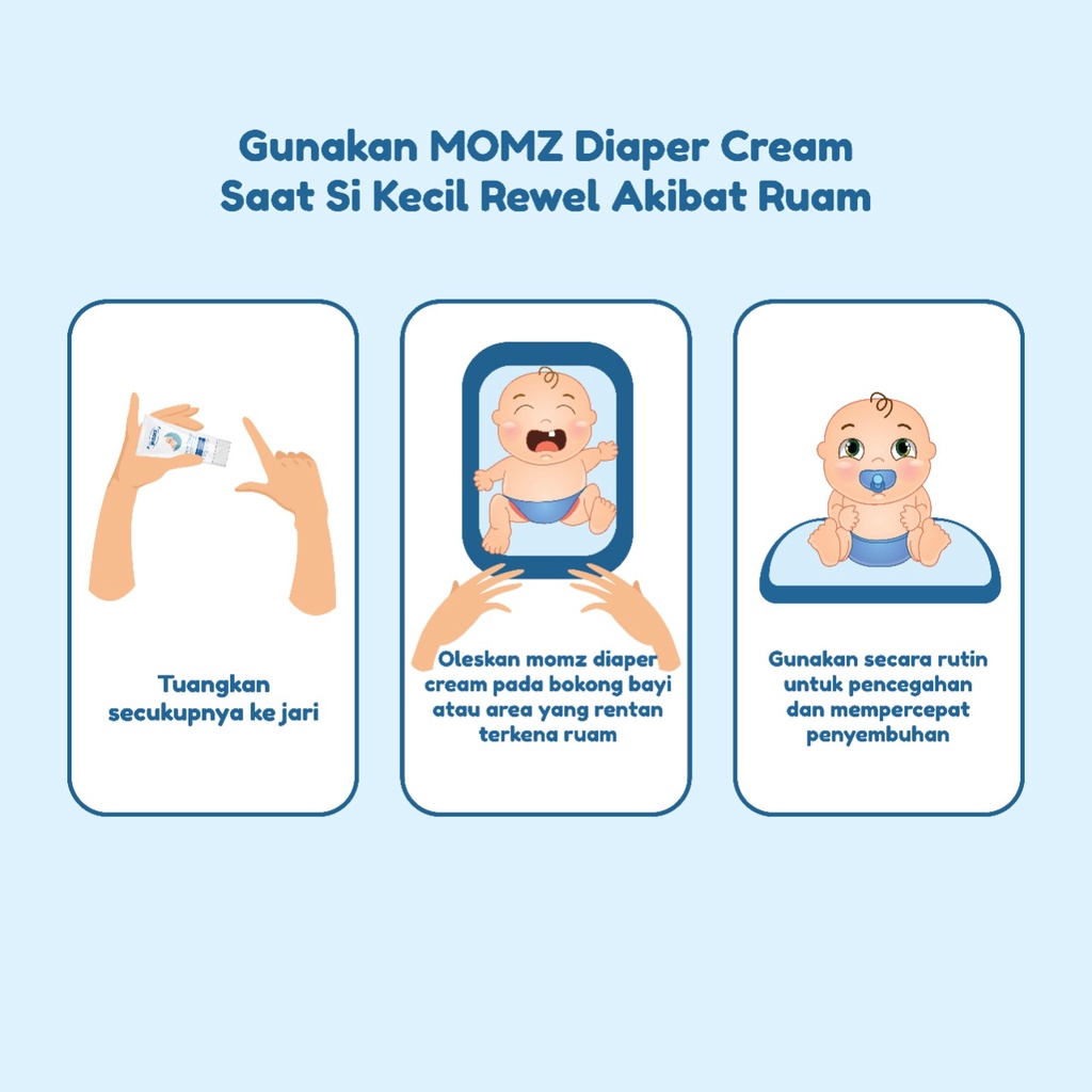 Baby Cream Diaper Krim Ruam Popok Bayi