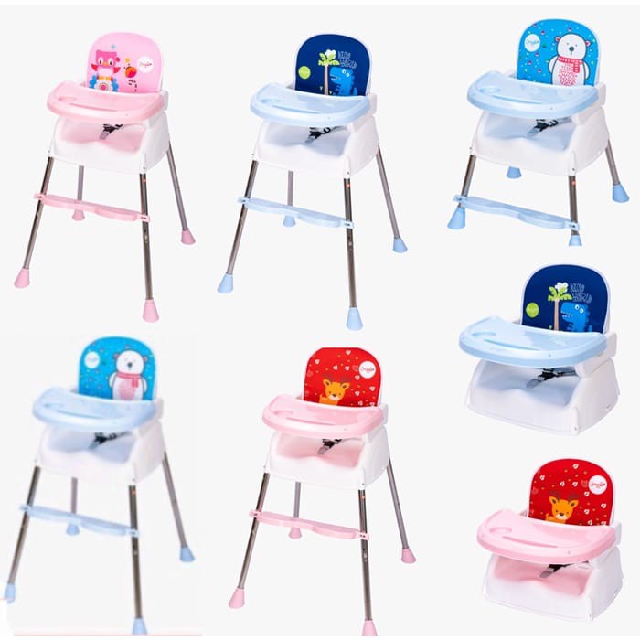 crown snuggle super combination high chair 4 in 1/kursi makan bayi free 2 buah sarung kursi