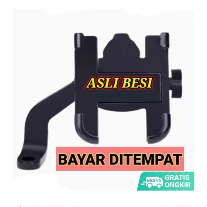 holder hp motor full besi keseluruhan spion original universal kuat holder c2 original dijamin kuat