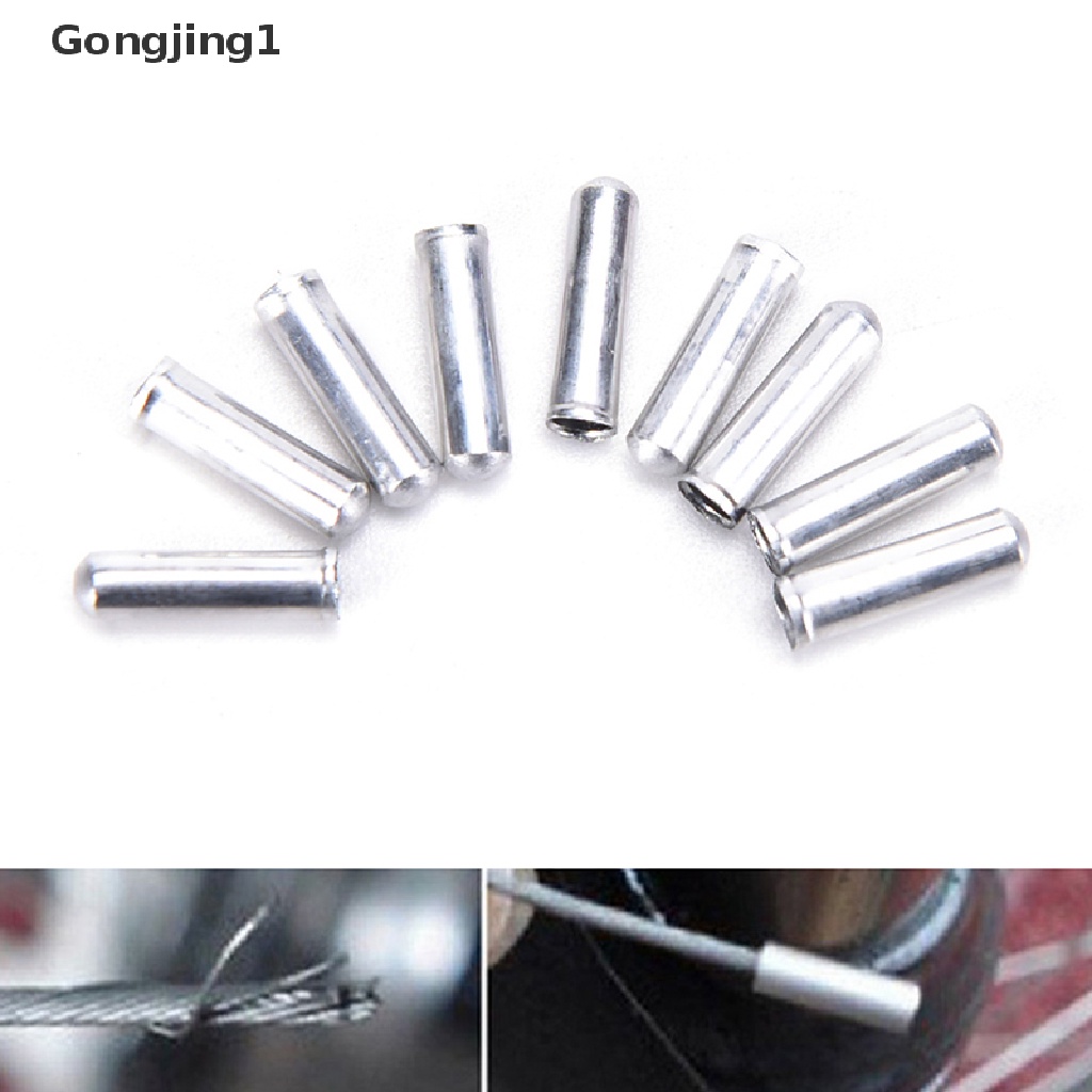 Gongjing1 100pcs Tutup Ujung Kabel Rem Sepeda