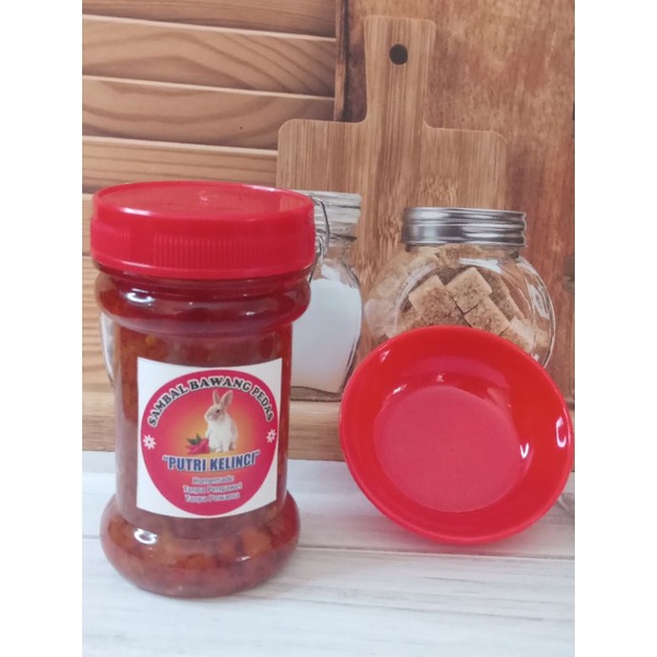 

sambal bawang pedas free piring sambal