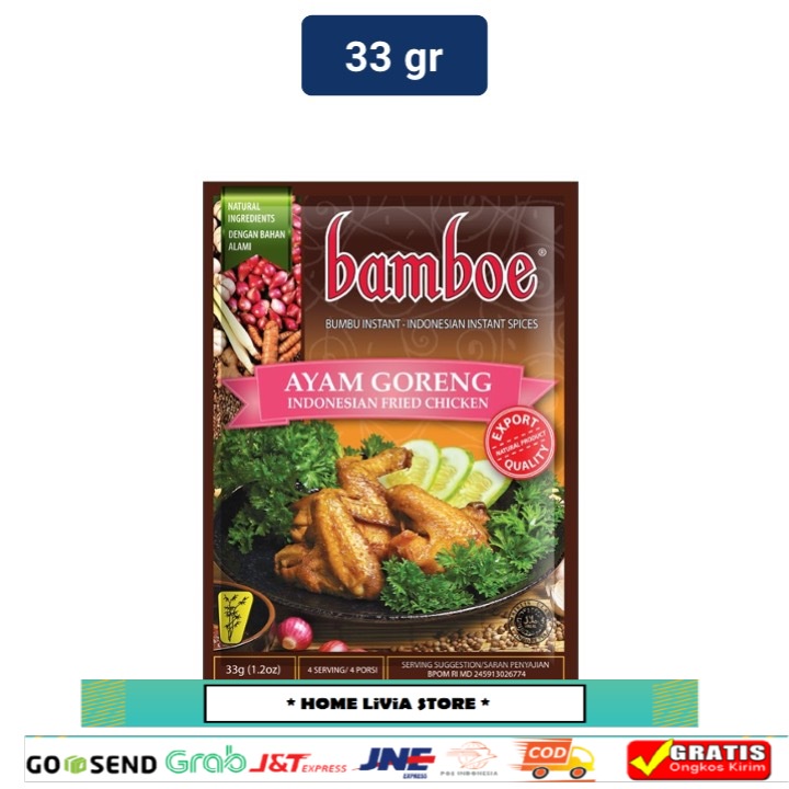 

Bamboe Bumbu Ayam Goreng 33g