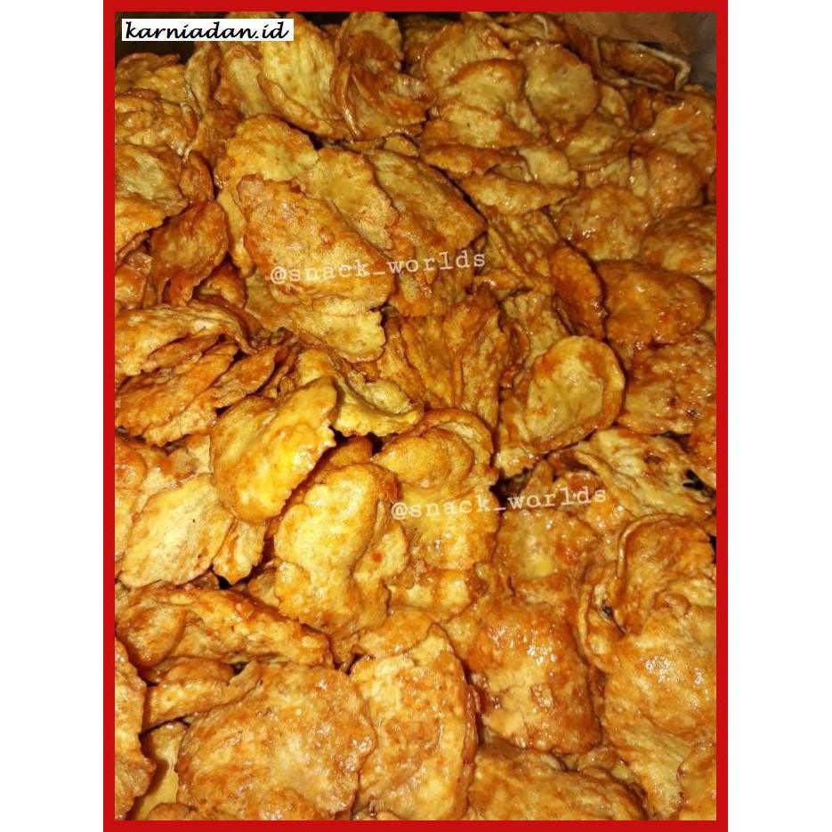 

MAKANAN-RINGAN- 250GRAM (1/4KG) KERIPIK EMPING PEDAS MANIS UTUH ( BALADO ) JAKARTA -BERMACAM-MACAM.