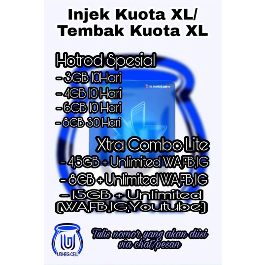 Isi Ulang Kuota Elektrik XL HOTROD