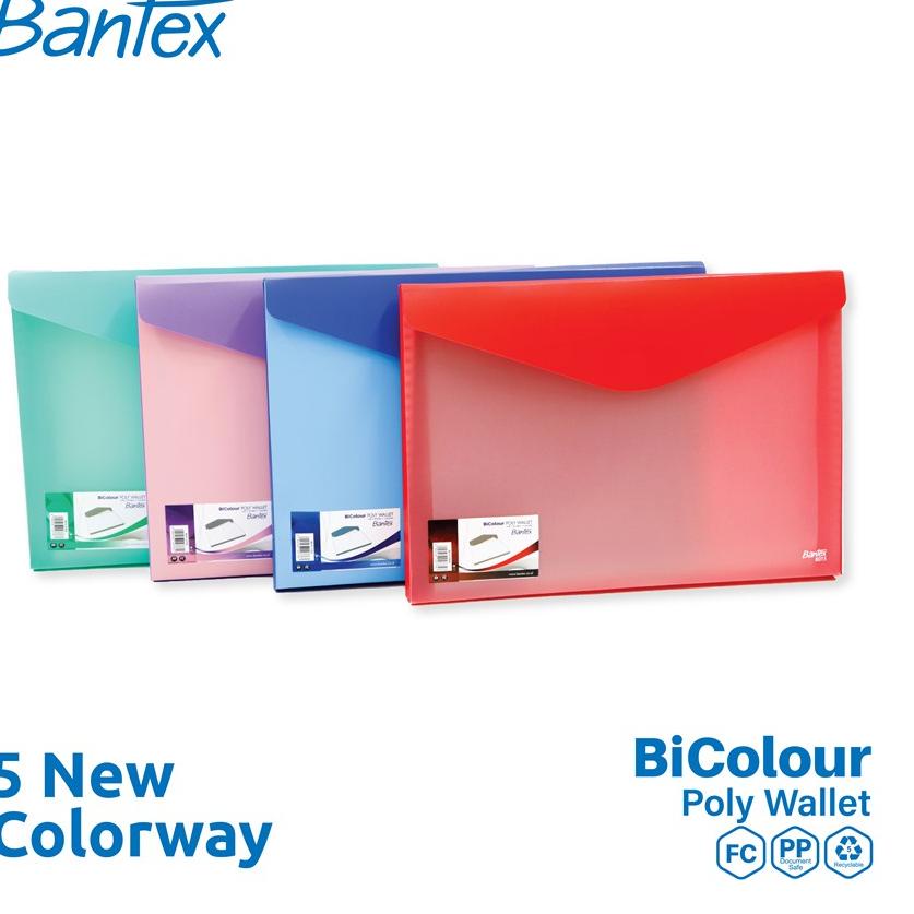 

Hadir Terheboh Bantex BICOLOUR Polly Wallet Folio (2 Divider) Lilac Muskypink - 8015 2174