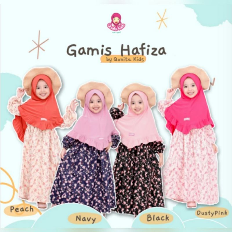 gamis hafiza original by Qonita kids