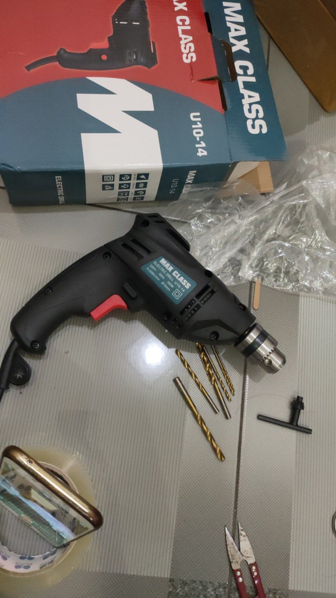 Max Class Mesin Bor Listrik 10mm Bolak Balik