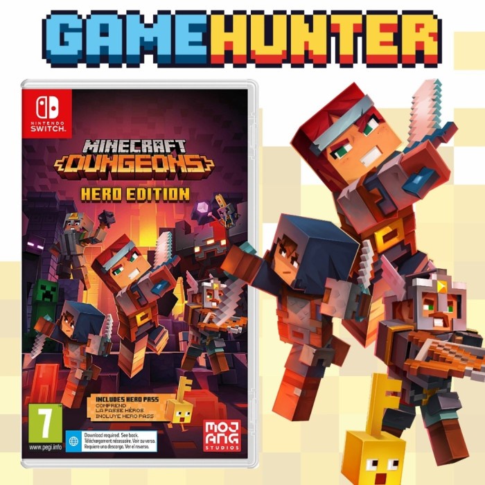 Nintendo Switch Minecraft Dungeons Hero Edition / Minecraft Dungeon
