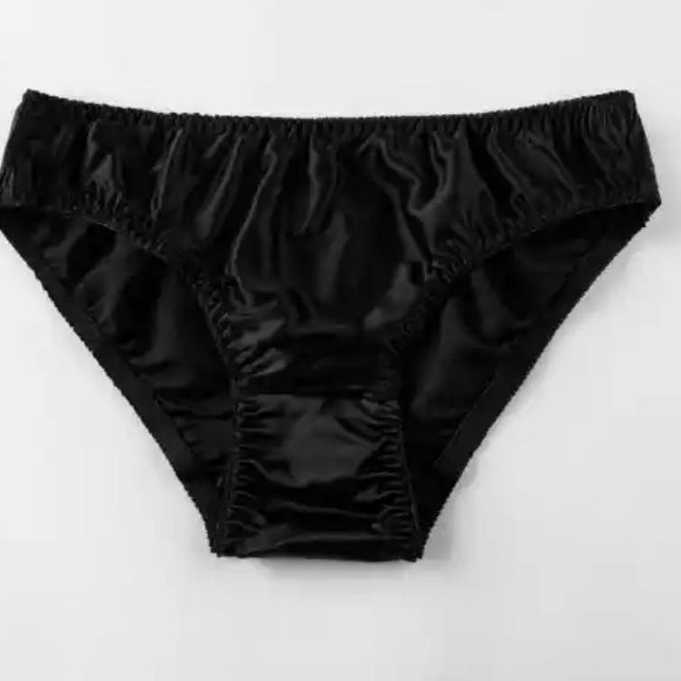 Keluaran Terbaru.. 6pcs cd satin polos mewah/celana dalam