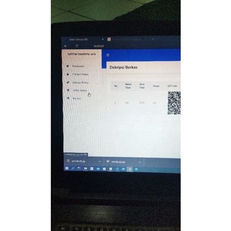 sistem informas enkripsii metode aes