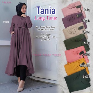 TUNIK Tania Long Tunic BAJU  ATASAN  MUSLIM WANITA REMAJA  