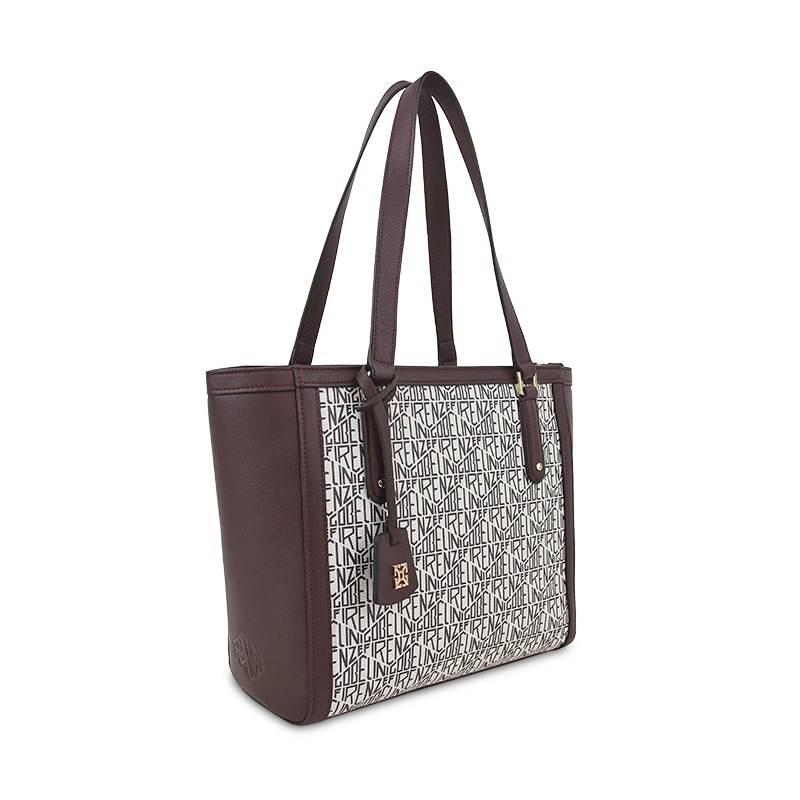 Gobelini Collie Tote Monogram 3D Brown