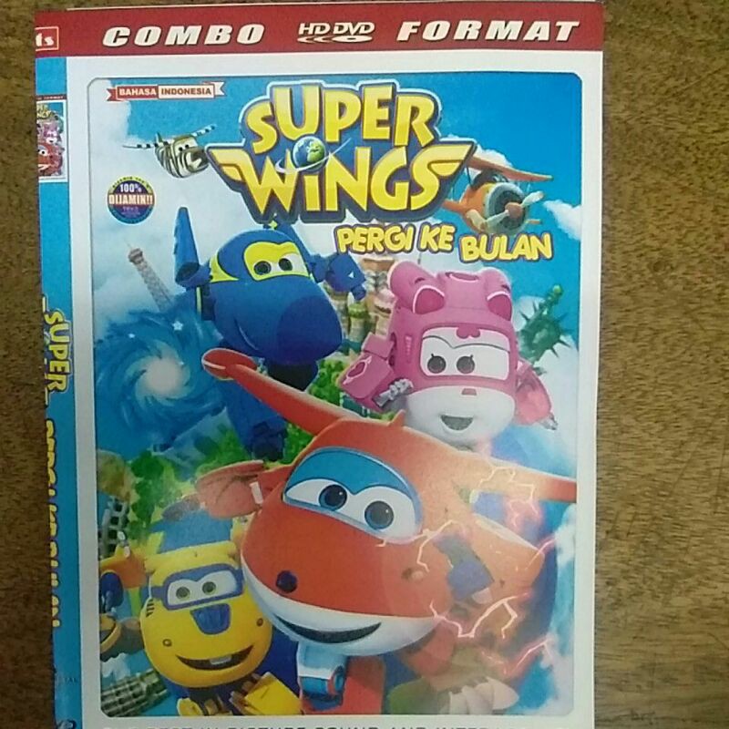 kaset film SUPER WINGS pergi ke bulan