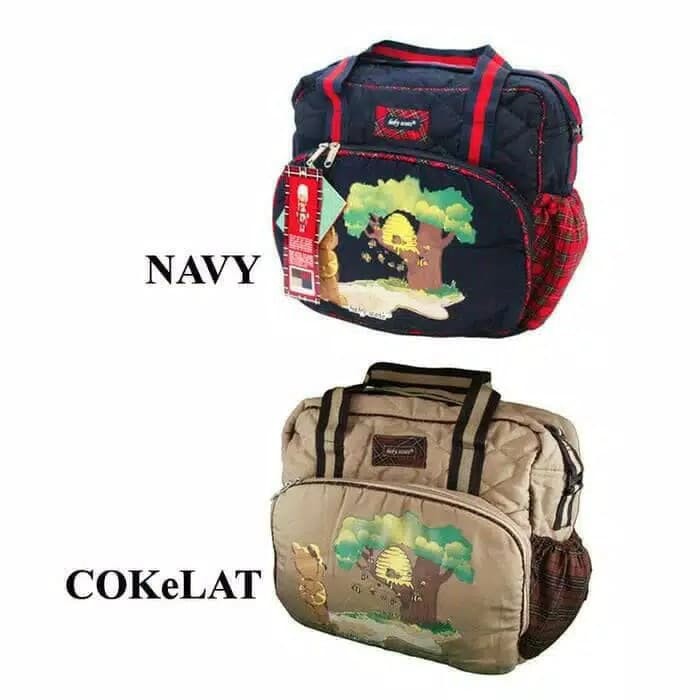 TAS BAYI UKURAN BESAR BABY SCOTS PRINT PERLENGKAPAN BAYI MURAH