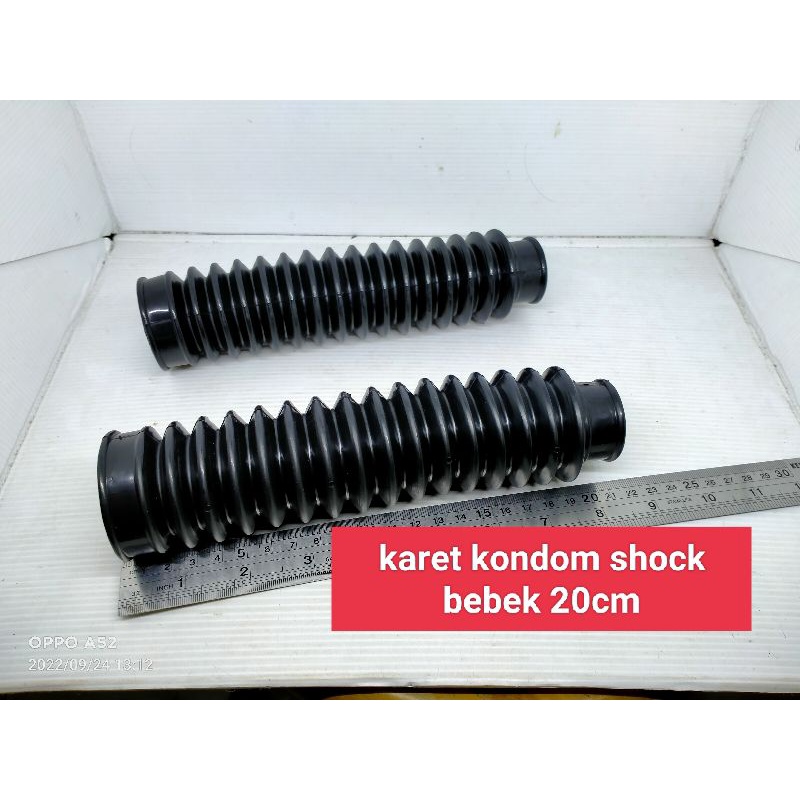 karet shock depan trail motor bebek/ kondom shock depan