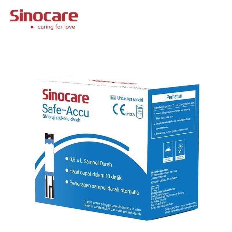 Strip Glukosa Sinocare Safe Accu isi 50 strip