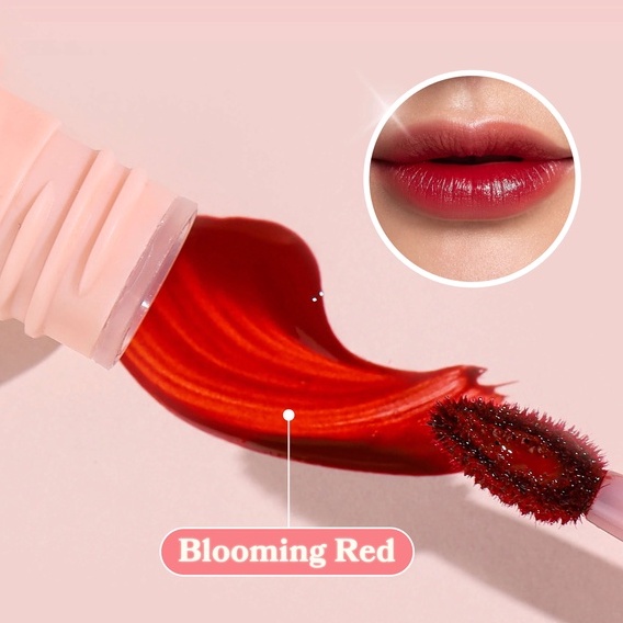 Liplapin Lip Tint Glaze - Blooming Red