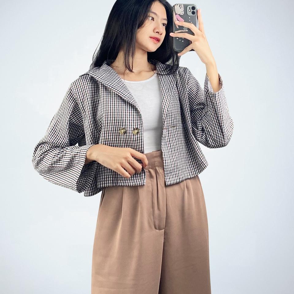 OIRA BLAZER CROP ‑ KFM.19Au22ᴮ