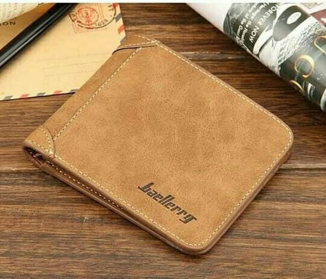 DP05 Dompet Saku Lipat Pria Original Baellerry Bahan Kulit Sintetis