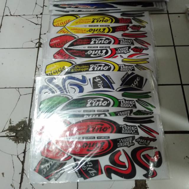 COD Stiker striping variasi Yamaha Fino 125 sticker fino fi stiker fino karbu Thailand