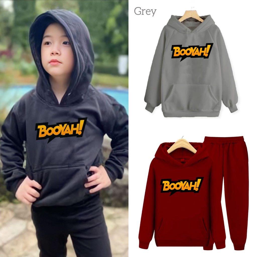 SWEATER HOODIE ANAK FREEFIRE BOOYAH FF WIN GAMING