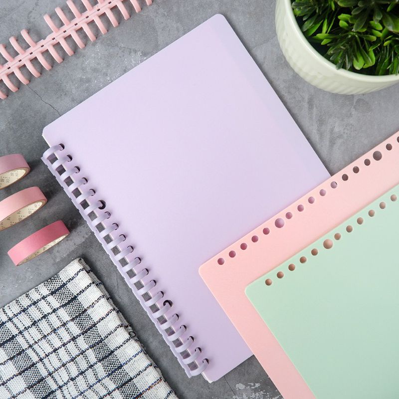 

DIY Binder Cover Ring Loose Leaf Warna Pastel Macaron