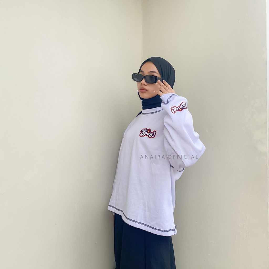 SPIES SWEATER CREWNECK WANITA ANAIRAOFFICIAL