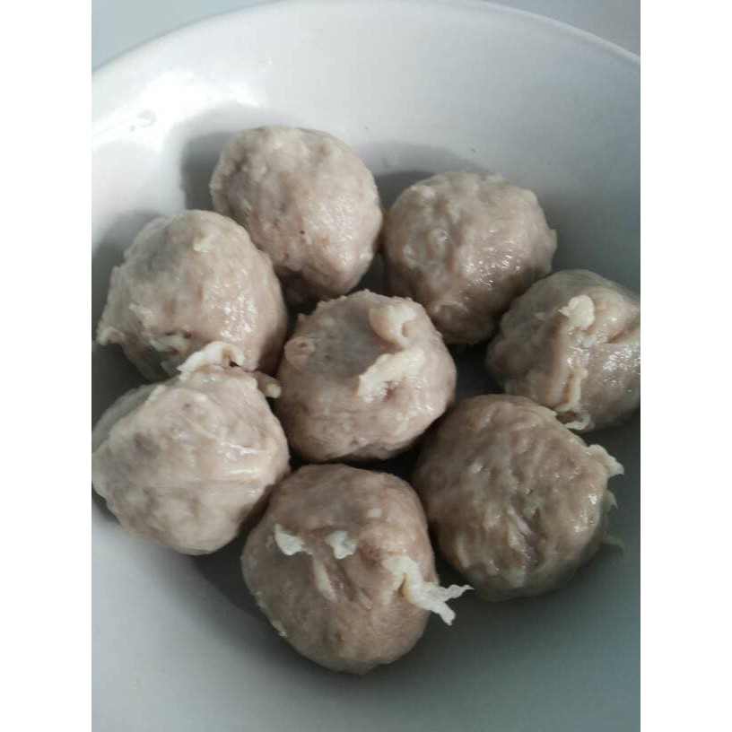 

Bakso sapi pontianak (homemade) - Bakso Bulat/Urat/Gepeng