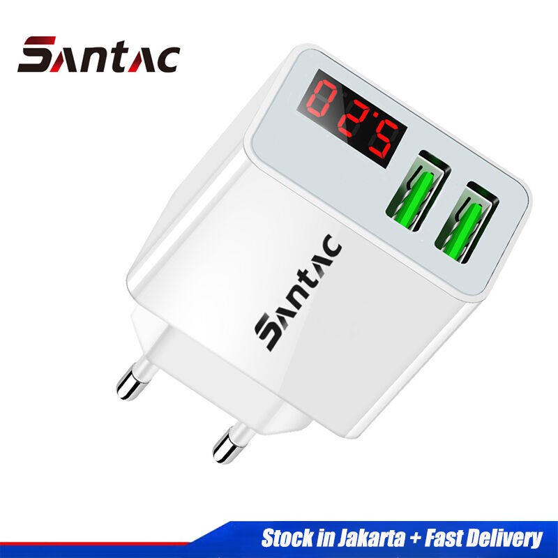 Fast Charger 2 USB LED ORIGINAL 100%