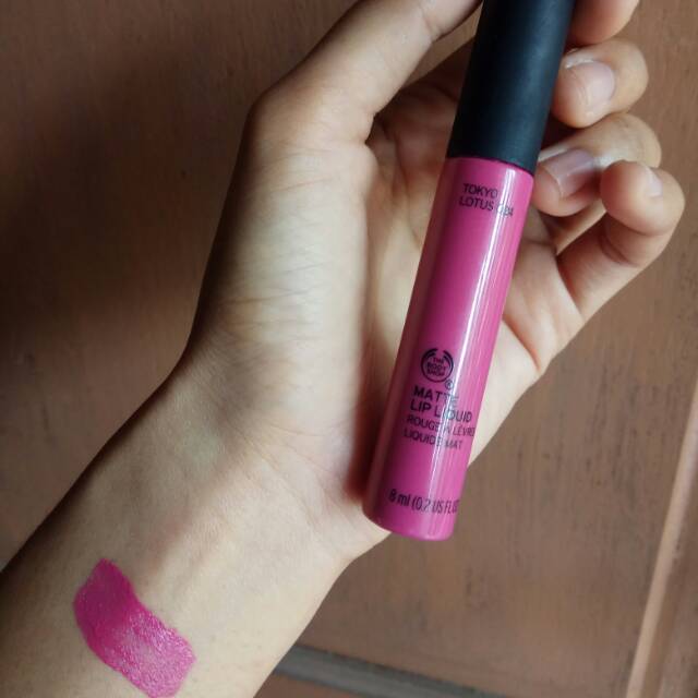 PRELOVED THE BODY SHOP MATTE LIP LIQUID TOKYO LOTUS 024