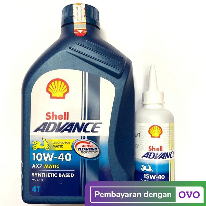 Oli Shell Ax7 Matic 0.8 L Dan Oli Gardan Shell
