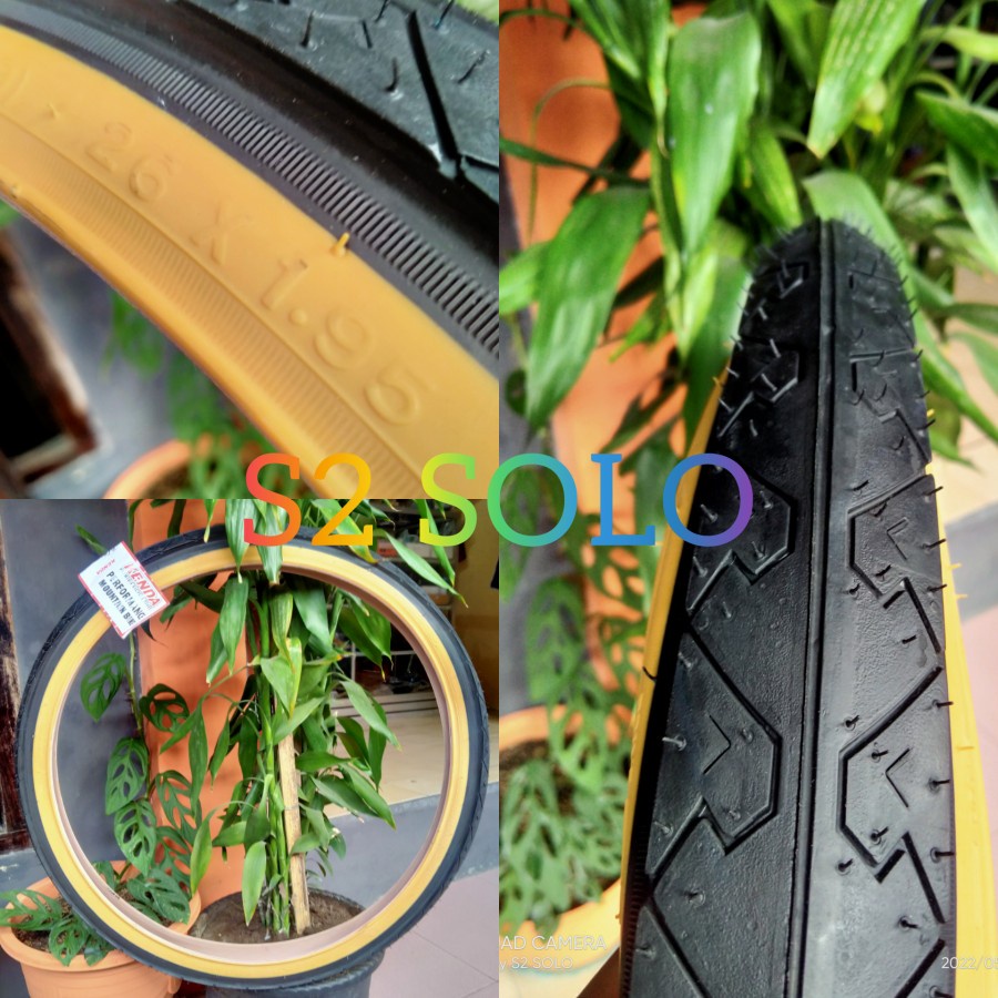 Ban luar Kenda 26 x 1.95 Tanwal Skinwall coklat semi kevlar Ban sepeda