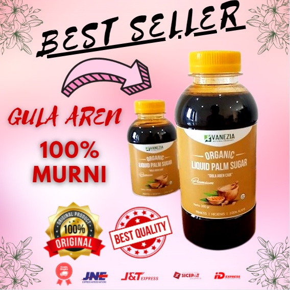 

Brown Palm Sugar Gula Aren Asli Cair Murni Organik Premium Original