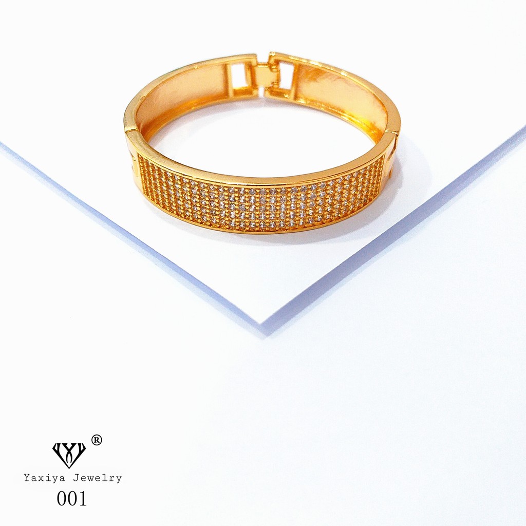 

Gelang Lapis Emas Permata Perhiasan Imitasi Gold Yaxiya Jewelry 001