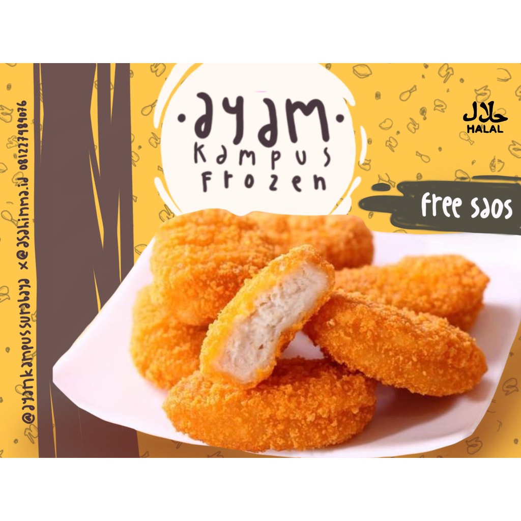 

Nugget Ayam Frozen Cup Kotak