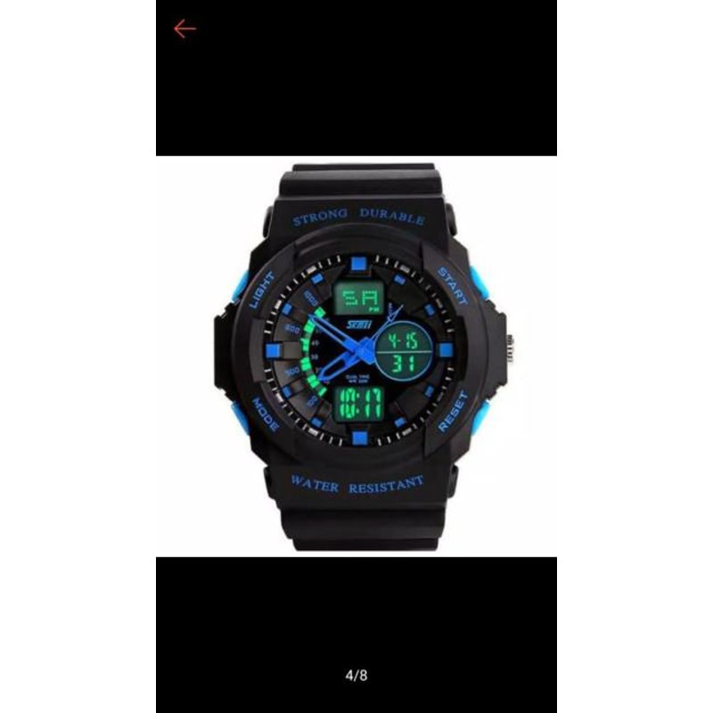 SKMEI SPORT watch 0955 jam tangan double time waterproof