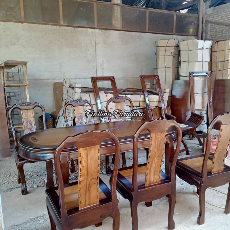 Meja Makan Bonsai Jati