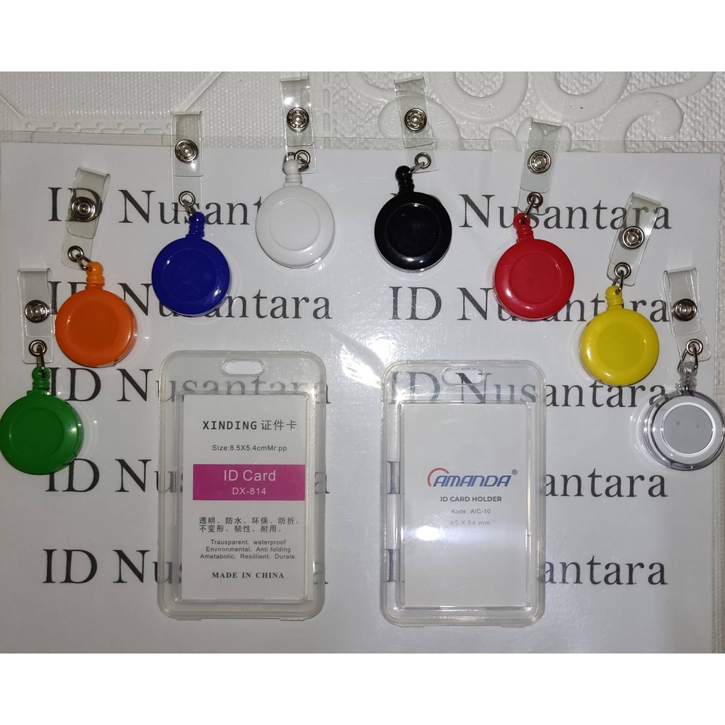 

Paket Yoyo Warna Warni + Casing ID Card Platik Tutup Bening